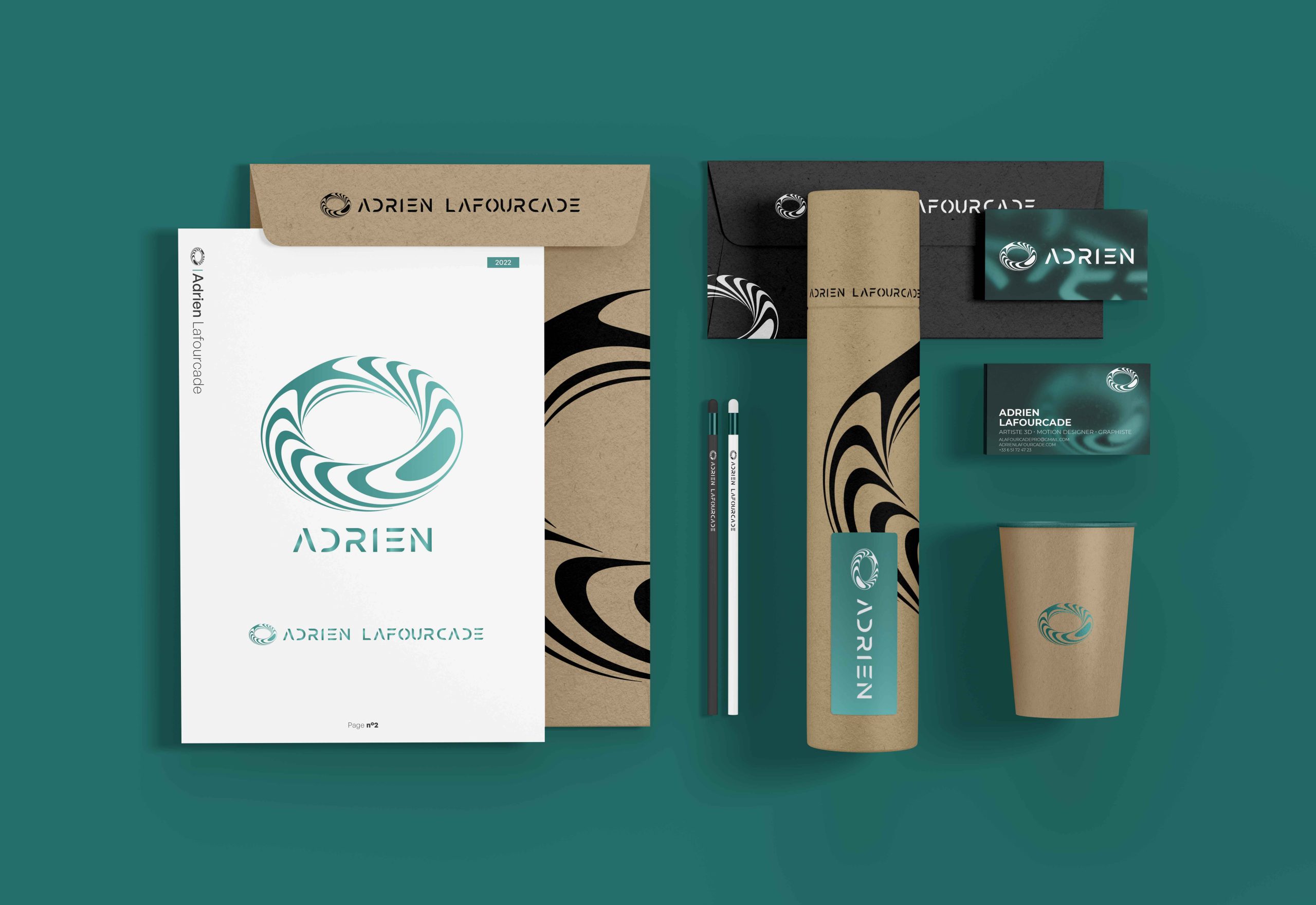 charte graphique Adrien Lafourcade