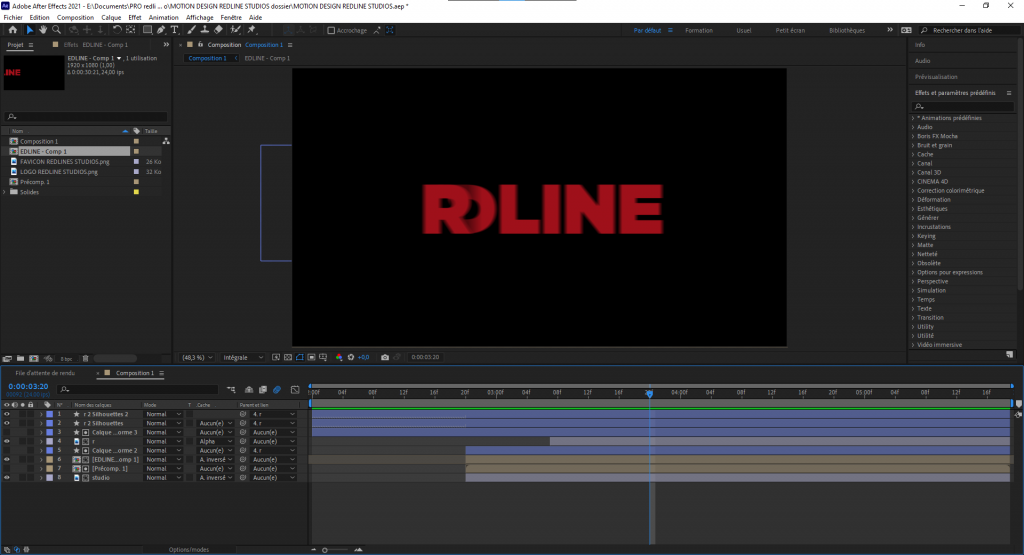 motion design storyboard après