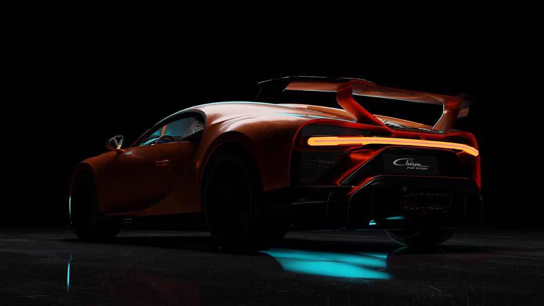 Bugatti Chiron Pur Sport 3/4 dos