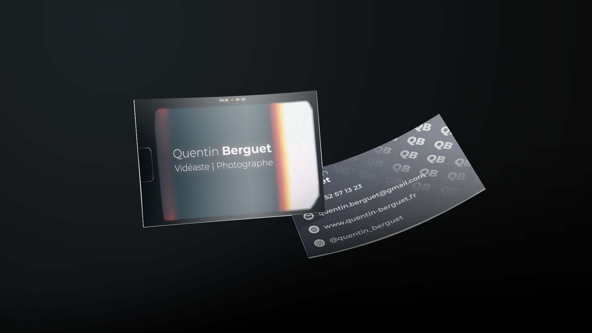 Carte de visite Quentin Berguet